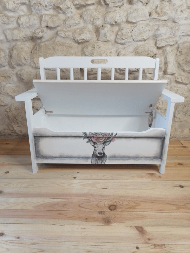 Banc coffre à jouets Timéo