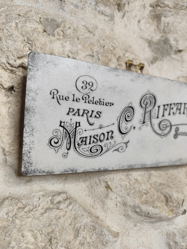 Plaque maison C.Riffard