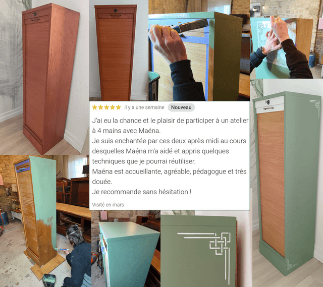 Atelier à 4 mains (présentiel) initiation au relooking de meuble