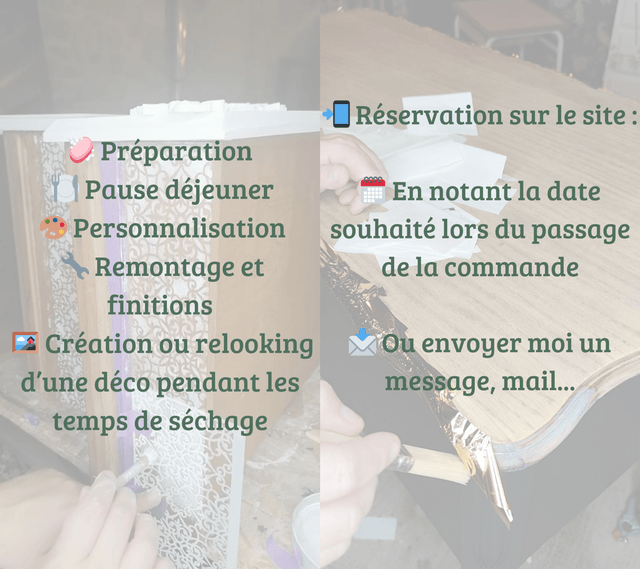 Atelier à 4 mains (présentiel) initiation au relooking de meuble