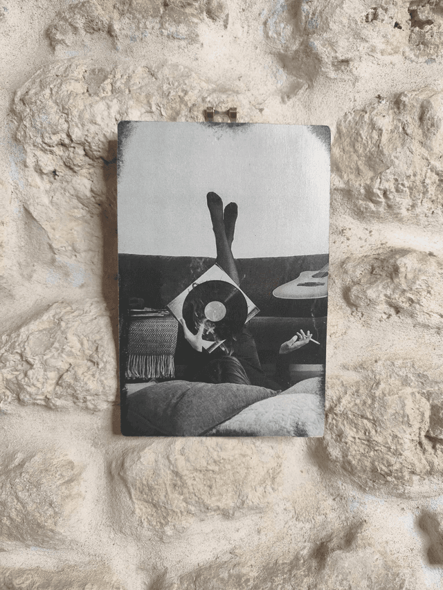 Plaque vinyle