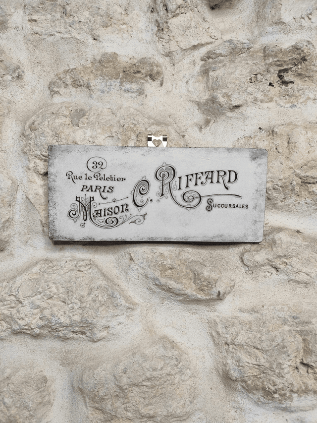 Plaque maison C.Riffard